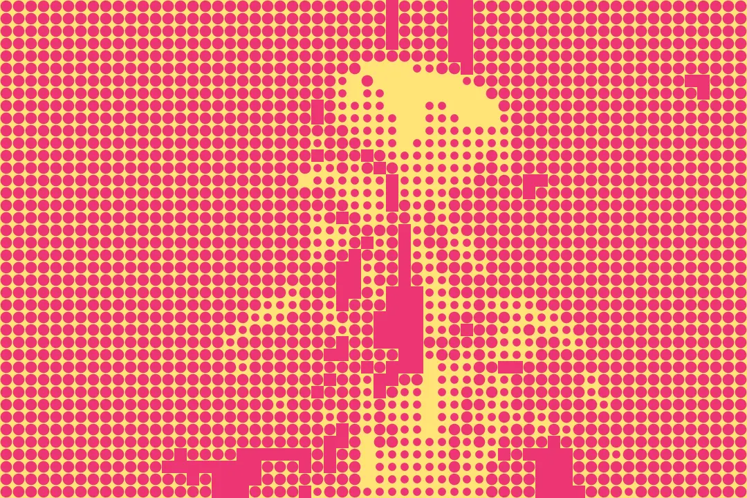 Illustrative pop halftone example made with this tool